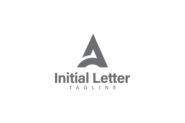 Pierwsza litera A Logo Design Vector
