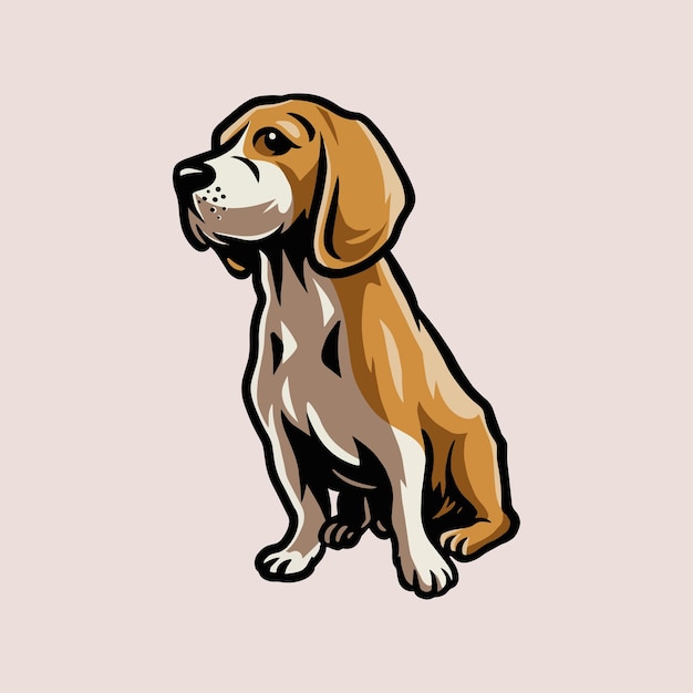 Plik wektorowy pies beagle