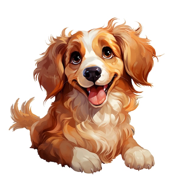 Pies golden retriever ilustracja wektorowa