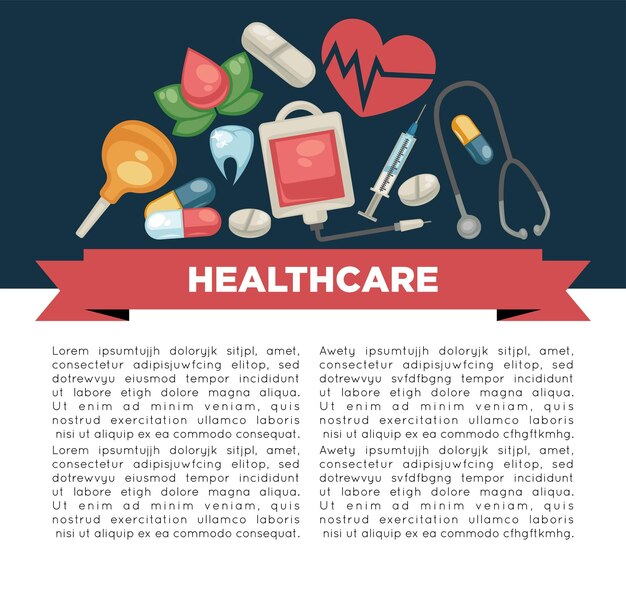 Pigułki I Narzędzia Medyczne Medycyna Leczenie I Wektor Leków Zdrowotnych