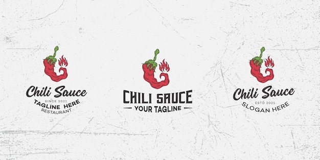 Pikantne chili logo szablon wektor, papryka chili, ostre chili, czerwone chili, pikantne jedzenie