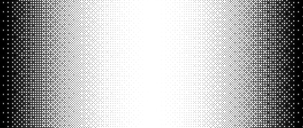 Pikselowa tekstura gradientu bitmapu Czarno-biały wzór dither tło Abstrakcyjny wzór glitchy