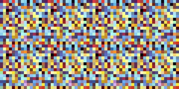 Plik wektorowy pikselowane, kolorowe, żywe, geometryczne siatki, nowoczesne abstrakcyjne piksele, szumy, tekstura wektora. płytka bez szwu