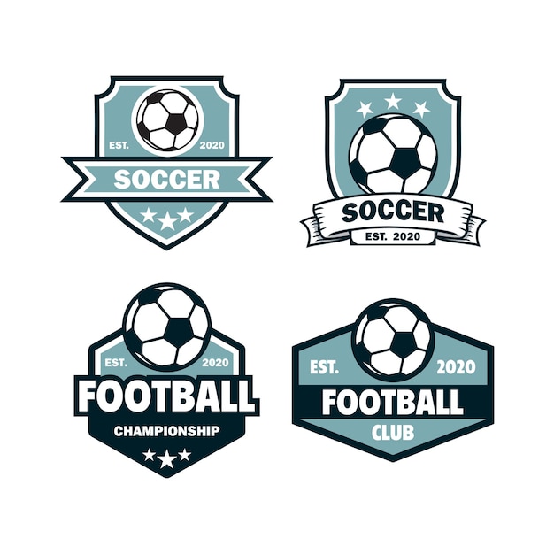 piłka nożna logo sport logo wektor