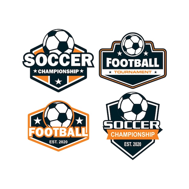 piłka nożna logo sport logo wektor