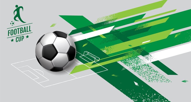Piłka nożna Szablon projektu Piłka nożna baner Projekt układu sportowego wektor