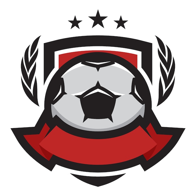 Piłka Nożna Wektor Logo Ikona Ilustracja