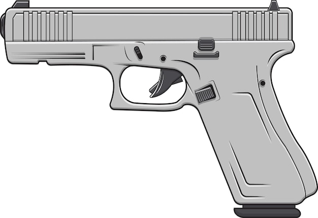 Plik wektorowy pistolet glock17