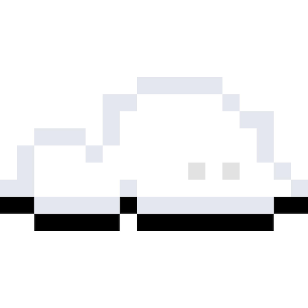 Pixel art game cloud 12