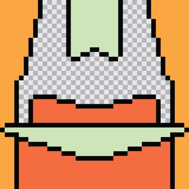pixel art projekt szablonu postów w mediach społecznościowych