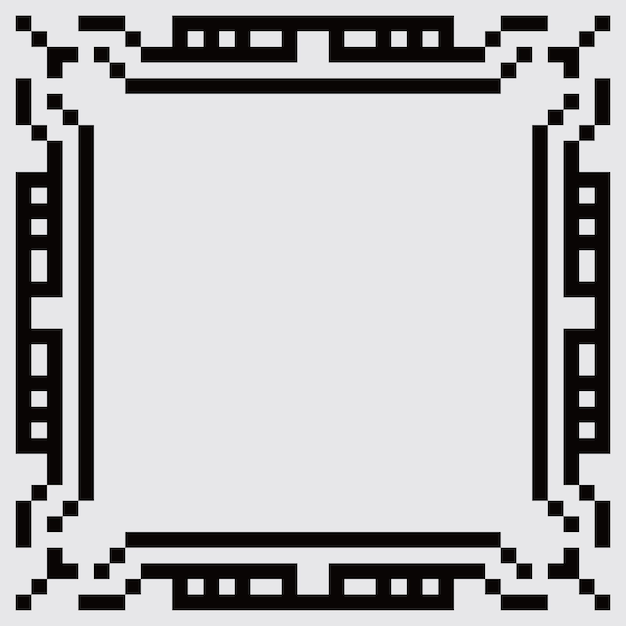 pixel art ramka estetyka retro sprite projekt