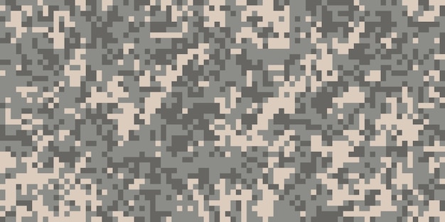 Pixel Camouflage Morpat Bezszwowy Wzór Dla Pustyni