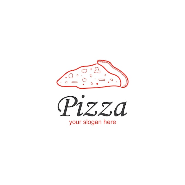 Pizza Cafe Logo Emblemat Ikony Pizzy Dla Restauracji Fast Food