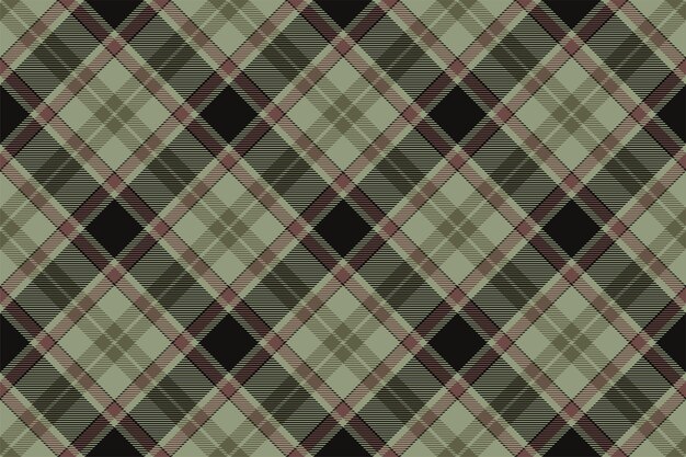 Plaid Wzór Bez Szwu. Sprawdź Teksturę Tkaniny. Kwadratowy Pasek W Tle. Wektor Wzór Tkaniny Tartan