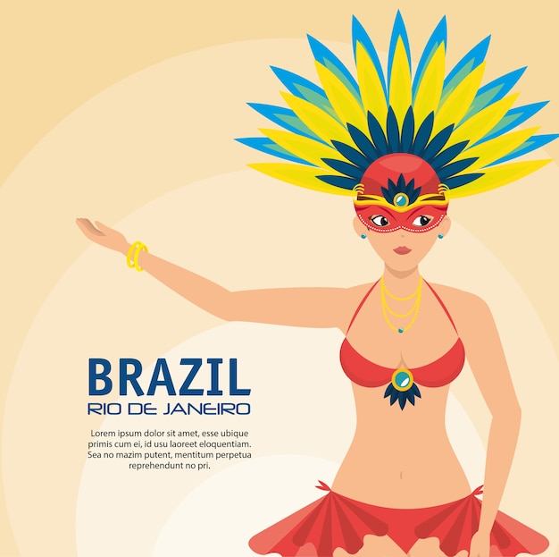 Plakat Brazylia Rio De Janeiro Garota Prezentacji