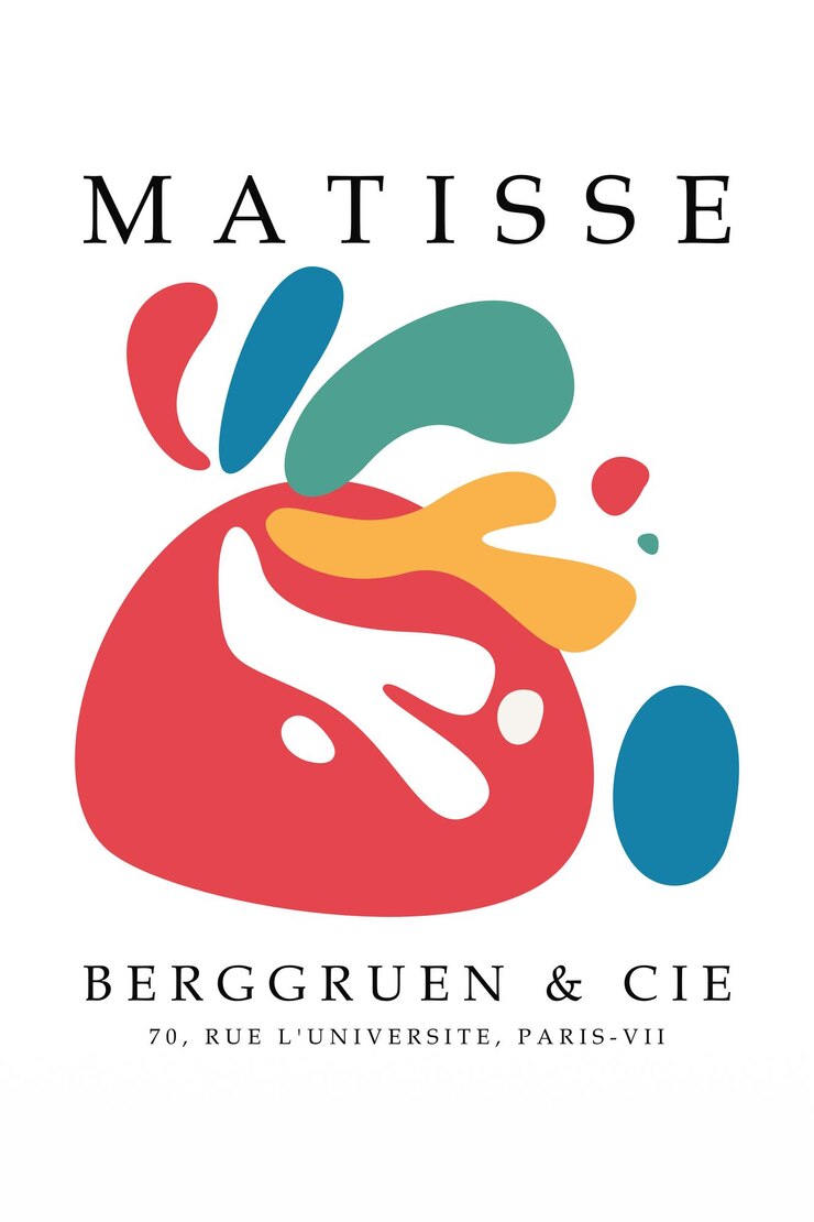 Wektor plakat do dekoracji ścian matisse'a