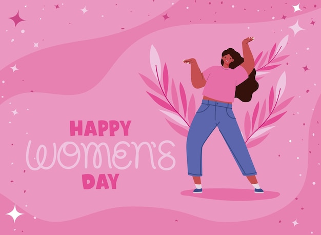 Plakat Dzień Szczęśliwych Kobiet