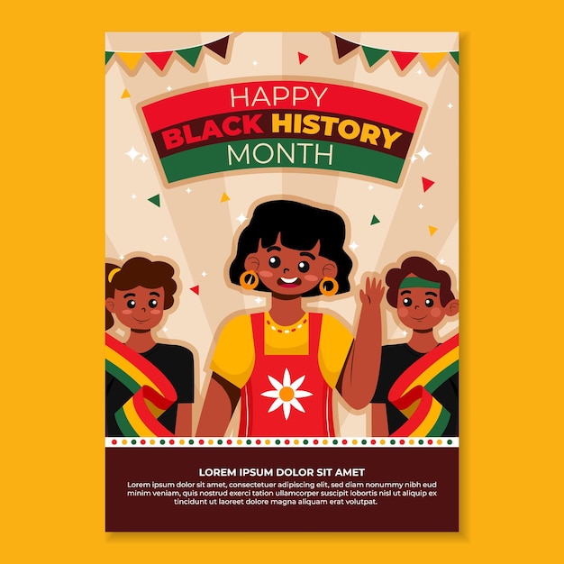 Plakat Miesiąca Czarnej Historii