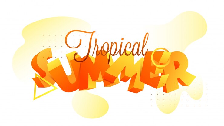 Wektor plakat obozu letniego summer