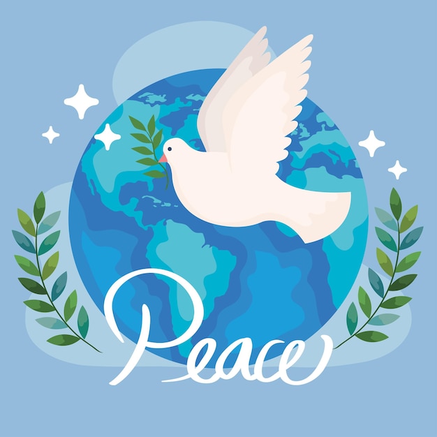 Plakat Pokoju Na świecie