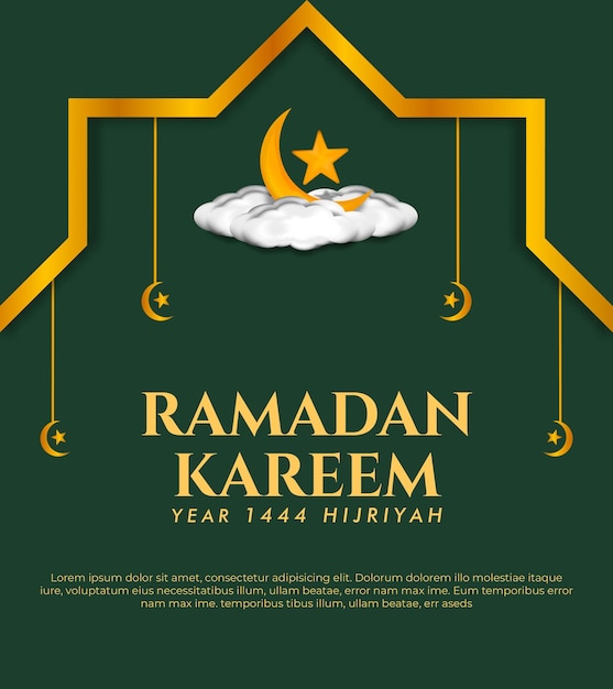 plakat, post w mediach społecznościowych, baner, kartka z życzeniami na święta muzułmańskie ramadan, eid al fitr, idil adha