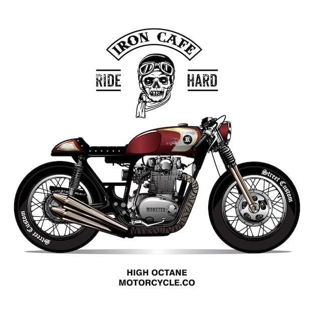 Plakat Vintage Cafe Racer