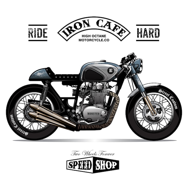 Plakat Vintage Cafe Racer