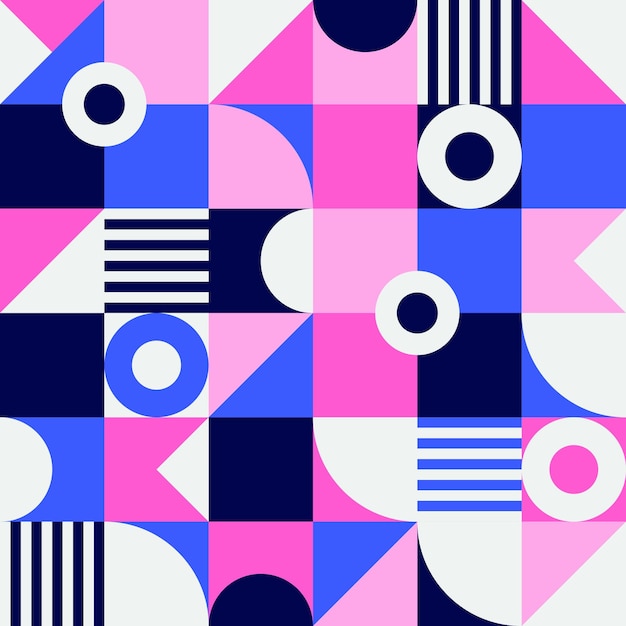 Plakat z geometrią w minimalistycznym stylu o prostym kształcie i figurze Abstrakcyjny wzór w stylu skandynawskim na baner internetowy prezentacja biznesowa drukuj tapeta pakiet brandingowy