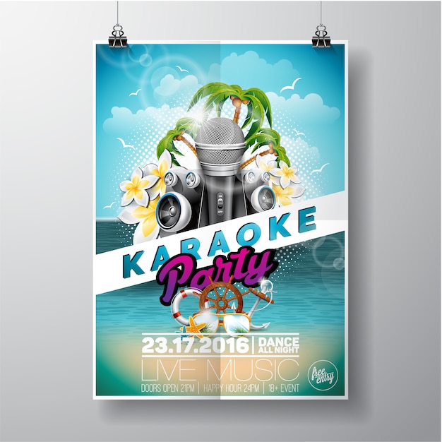 Plakat Z Karaoke