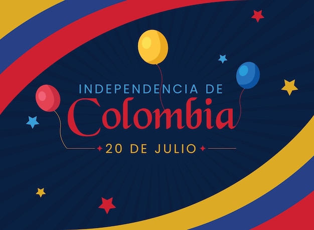 Plakat z napisem Independence de Colombia