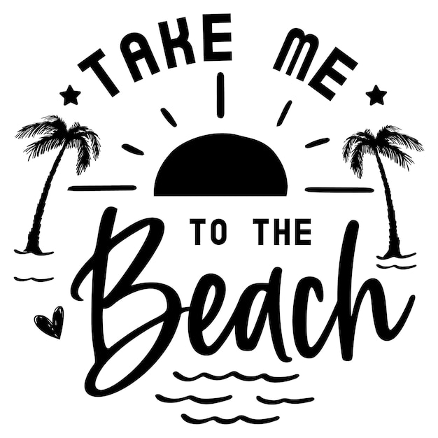 Plakat z napisem Zabierz mnie na plażę