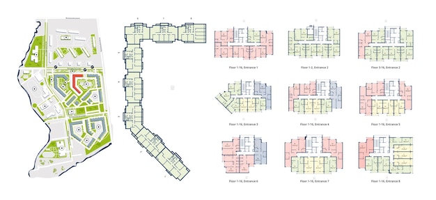 Plik wektorowy plan piętra domu. rysunek mieszkania. plan architektoniczny domu. tło rysunku technicznego.