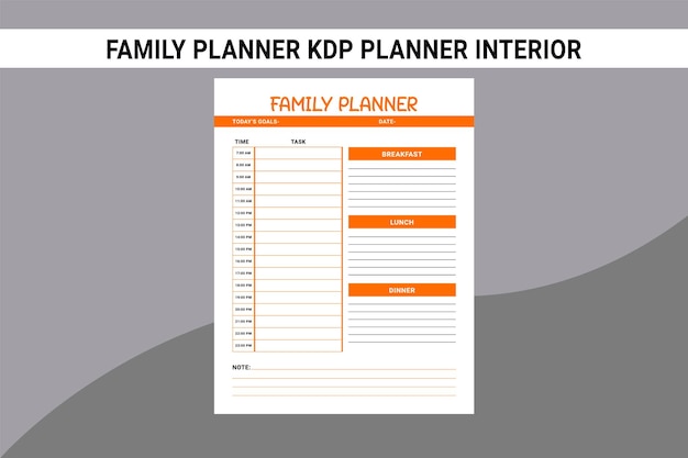 Plik wektorowy planowanie rodziny kdp wnętrze