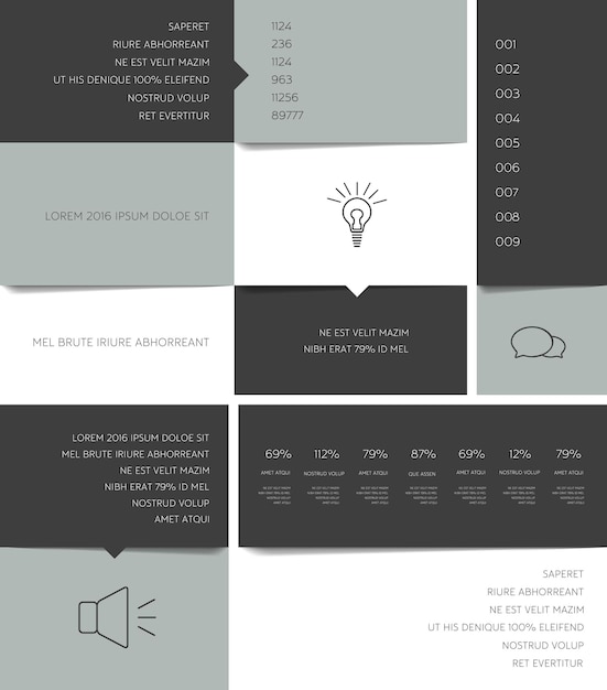 Planowanie Tabeli Harmonogramu Plansza Szablon Infografiki Wektor