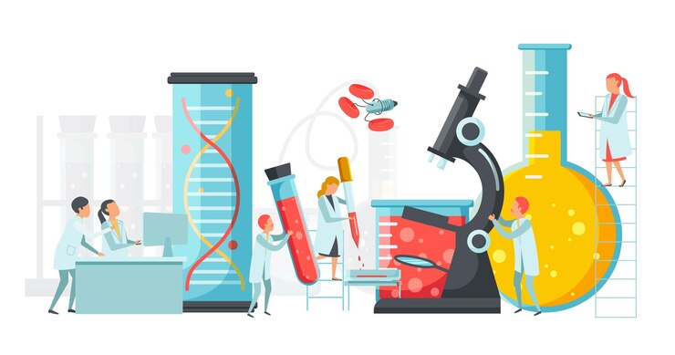Wektor płaska ilustracja technologii przyszłości