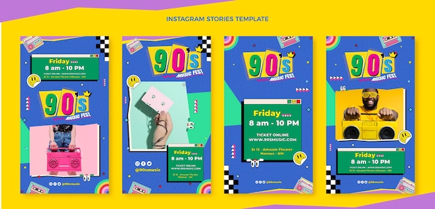 Płaska Konstrukcja 90s Festiwale Muzyczne Historie Na Instagramie