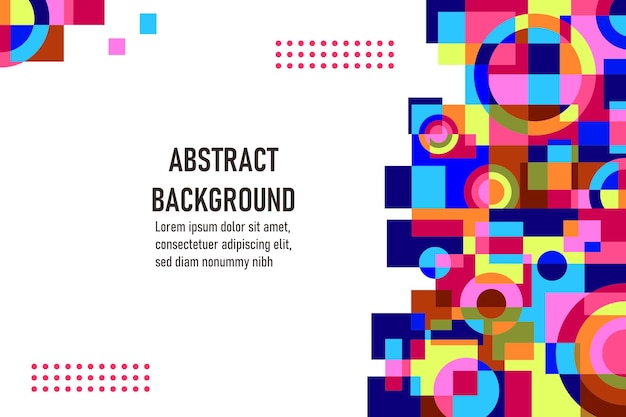 Płaski Geometryczne Tle