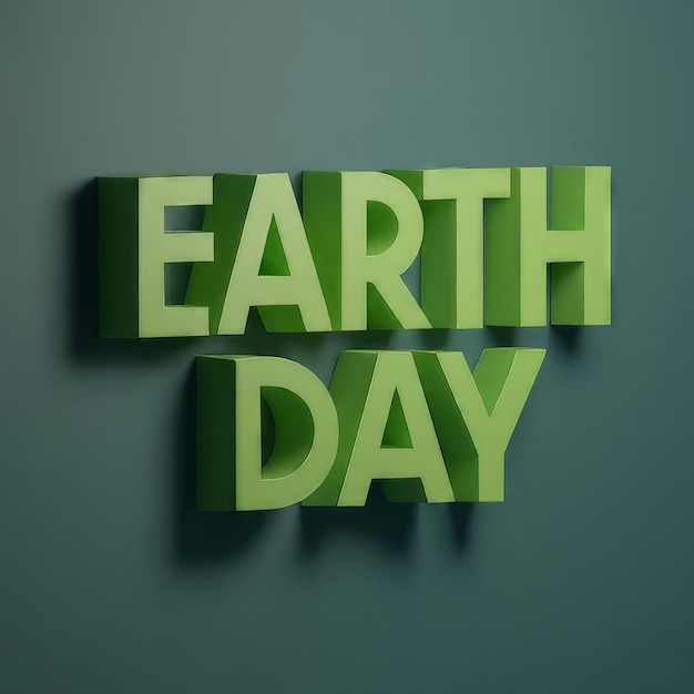 Plik wektorowy płaski projekt kroków do zwiększenia startu 3d ilustracja zielonej planety ziemi tekst na e