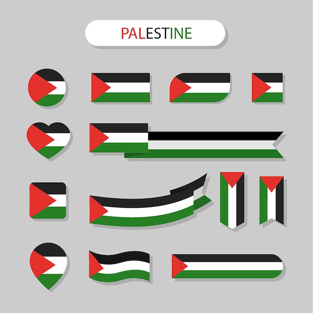 Płaski Projekt Palestyńskich Emblematów Narodowych