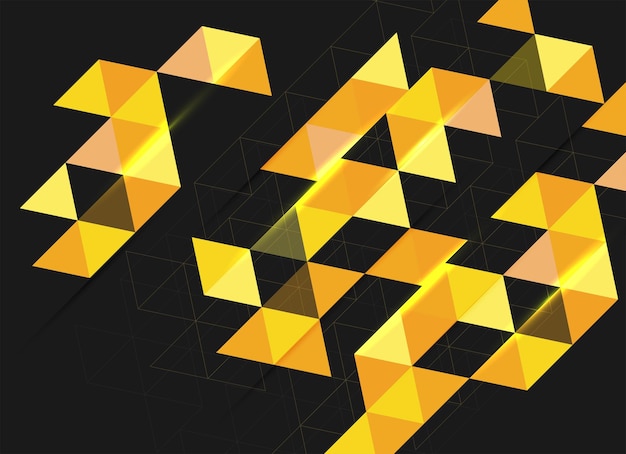 Płaski wektor Minimalne geometryczne tło Dynamiczne kształty skład Eps10 wektor