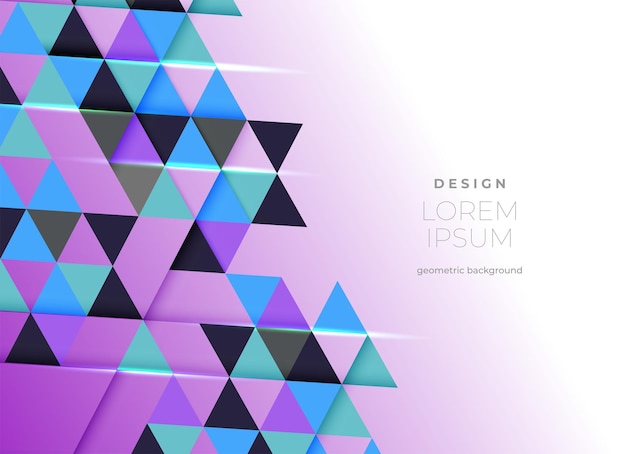 Płaski wektor Minimalne geometryczne tło Dynamiczne kształty skład Eps10 wektor