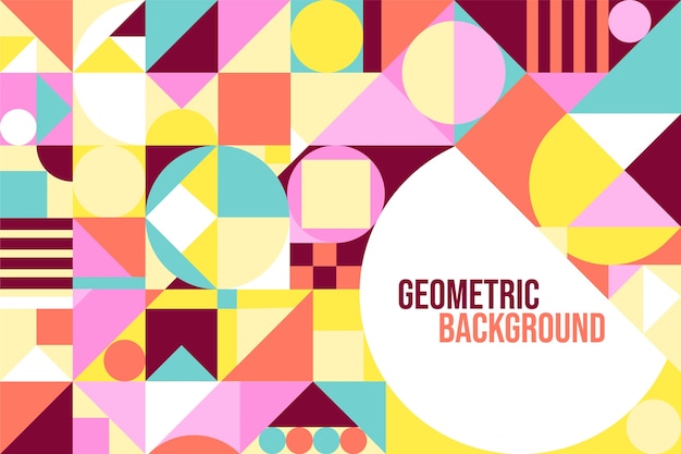 Płaski wzór geometryczny wzór tła
