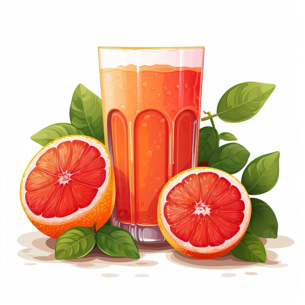 Płaskie Logo Wektorowe Blood Orange Juice Wektorowe Białe Tło