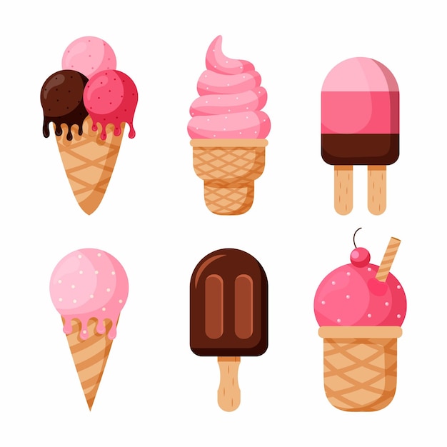 Płaskie opakowanie na lody