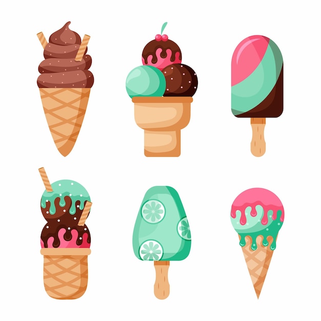 Płaskie opakowanie na lody