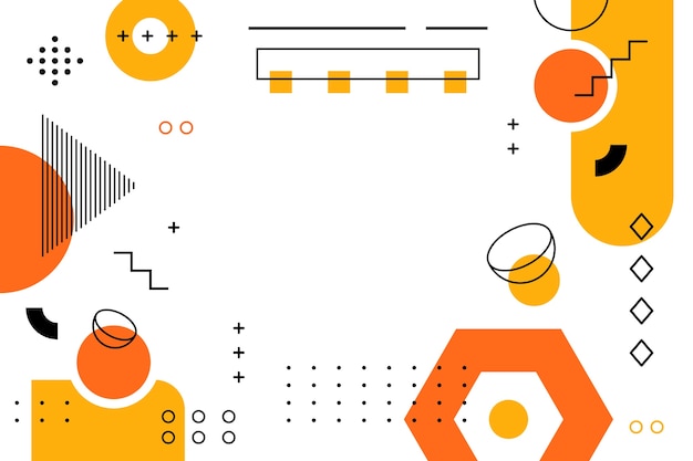 Plik wektorowy płaskie tło geometryczne