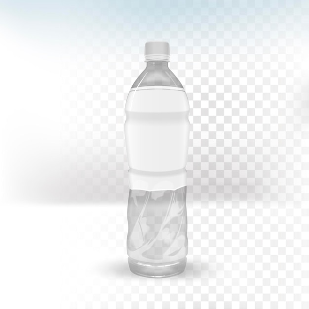 Plik wektorowy plastikowa butelka na napoje