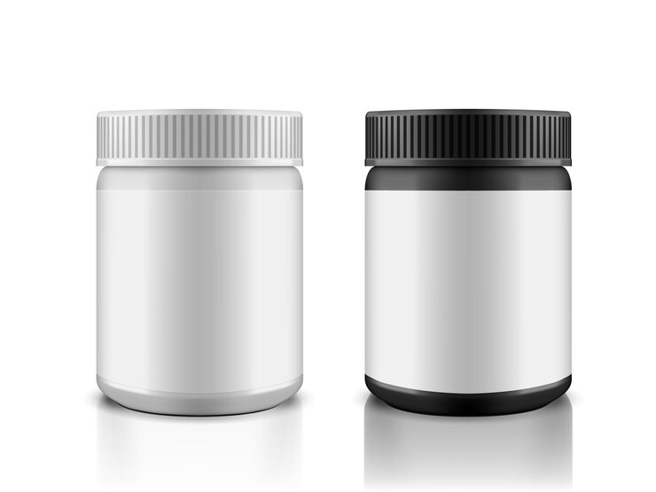 Wektor plastikowy kanister 3d bw do chemii gospodarczej