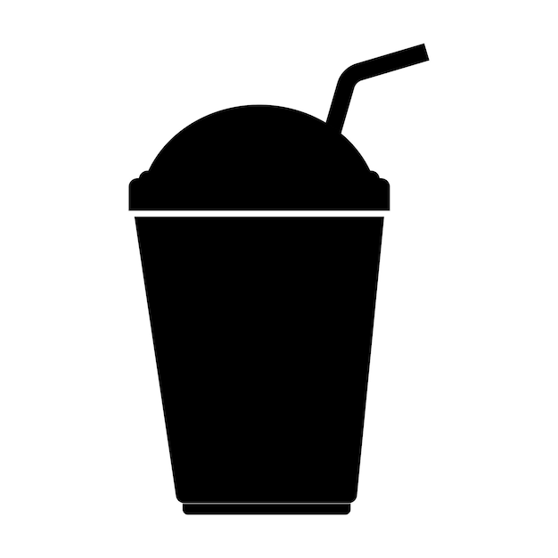 plastikowy kubek ikona wektor ilustracja projektu