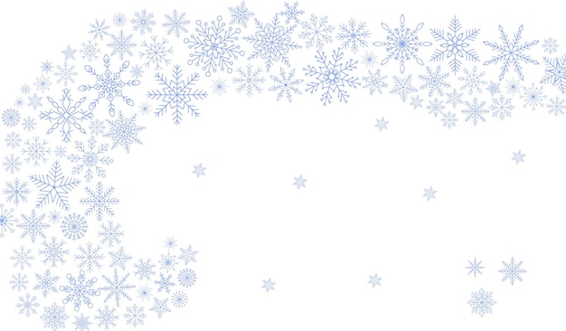 Płatki śniegu świąteczny Szablon Boże Narodzenie Nowy Rok Wakacje Tło Uroczystości, Skopiuj Miejsce Na Tekst